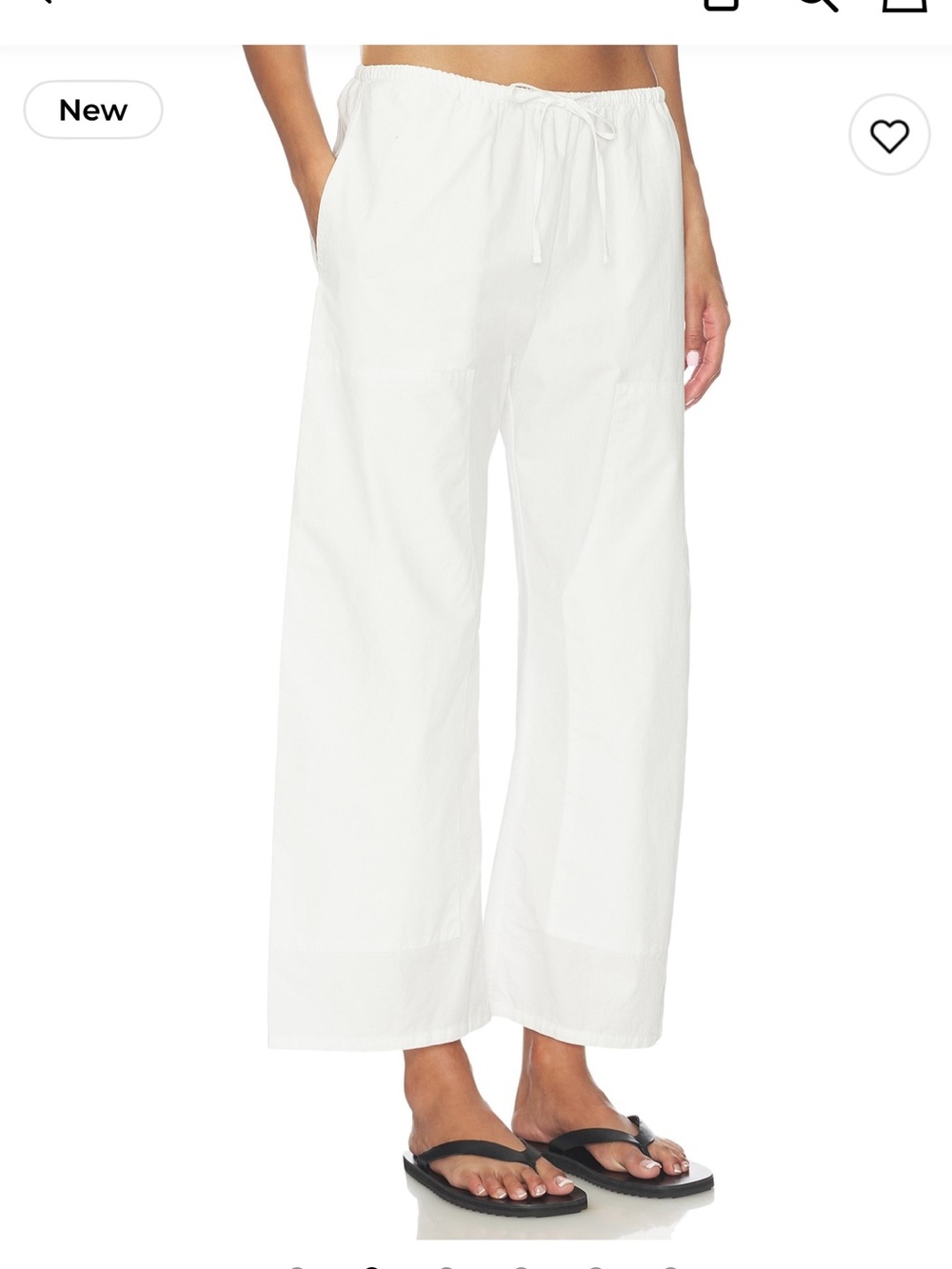 LESET Kyoto Carpenter Pant in Ice White - Picture 2 of 4